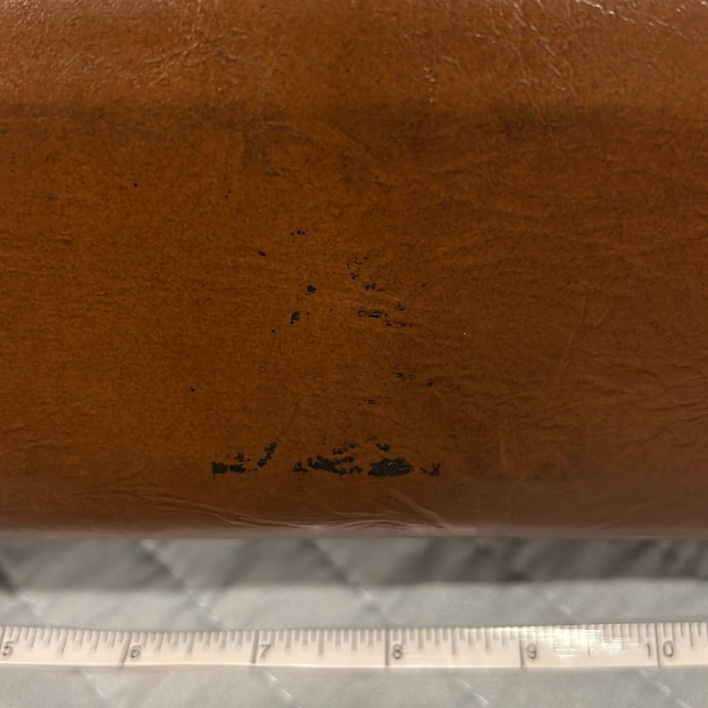 Vintage 1970’s Brown Tooled Leather Camera Bag Purse w Lock closure - Picture 5 of 9